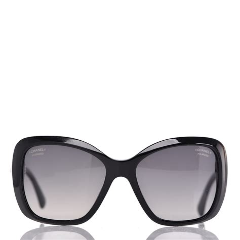 chanel black polarized sunglasses|oversized new chanel sunglasses.